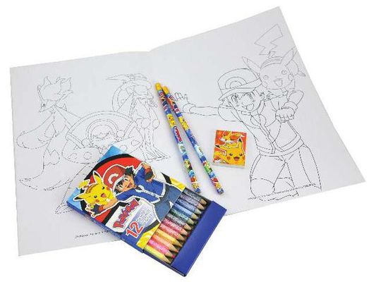 Coloring Book with color set   : Colored Pencil set